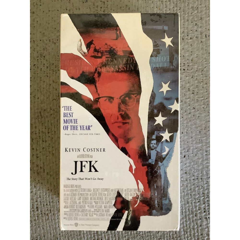 BRAND NEW SEALED JFK VHS 1991 Kevin Costner 2 VHS Tape Set Oliver Stone